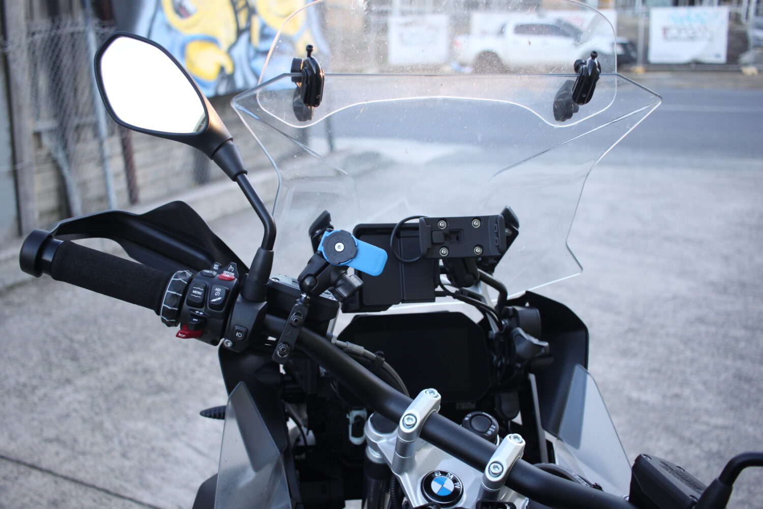 Quad Lock Phone Mounts now in stock BM Motorcycles